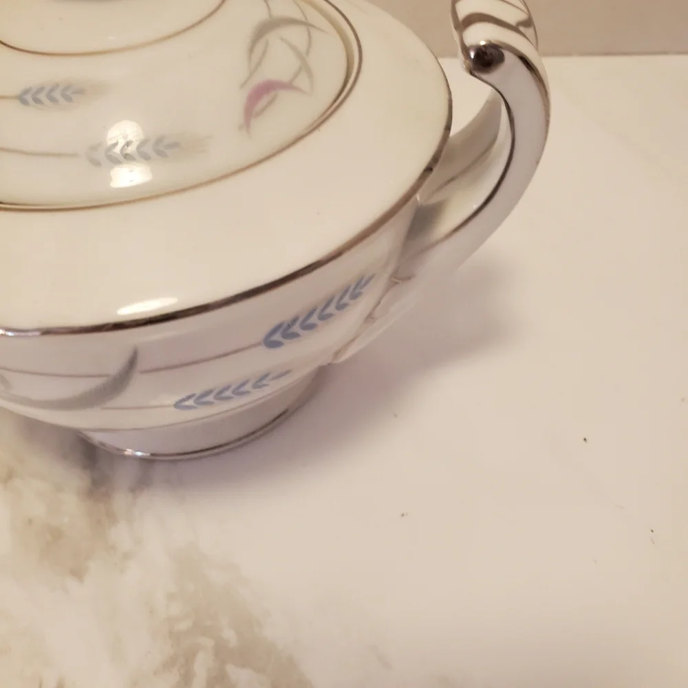 Valmont China Sugar Bowl And Lid